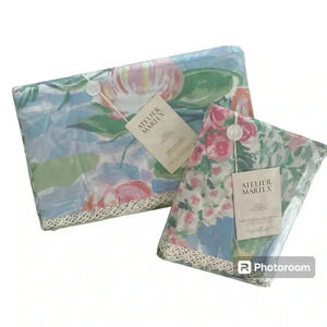 ATELIER MARTEX Vintage New Flat Sheet and Pillowcase